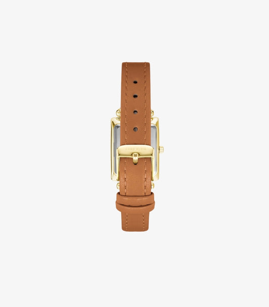 ANNE KLEIN WOMEN'S LEATHER STRAP WATCH AK / 3752CHHY