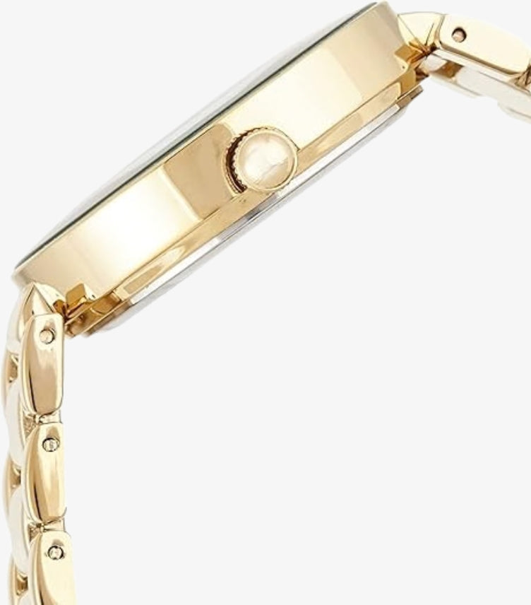 ANNE KLEIN WOMEN'S GENUINE DIAMOND DIAL BRACELET WATCH AK / 1362GNGB