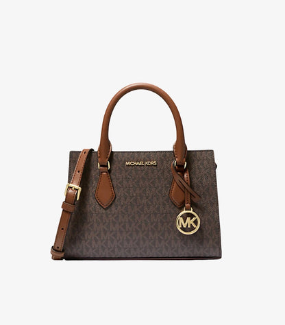MICHAEL KORS SHEILA SMALL SIGNATURE LOGO SATCHEL