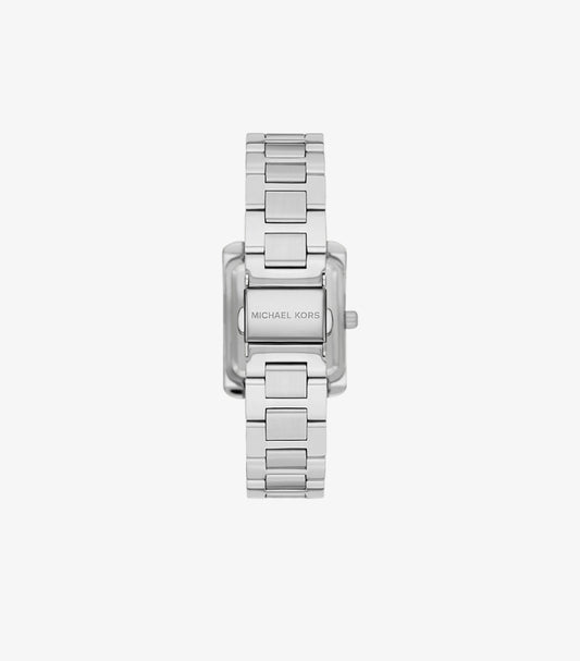 MICHAEL KORS MINI EMERY PAVE SILVER-TONE WATCH