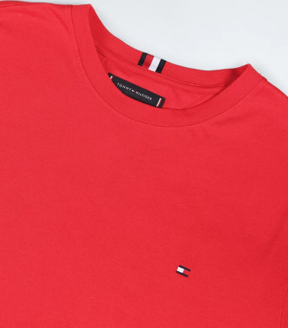 TOMMY HILFIGER MONOTYPE BACK LOGO COTTON T SHIRT