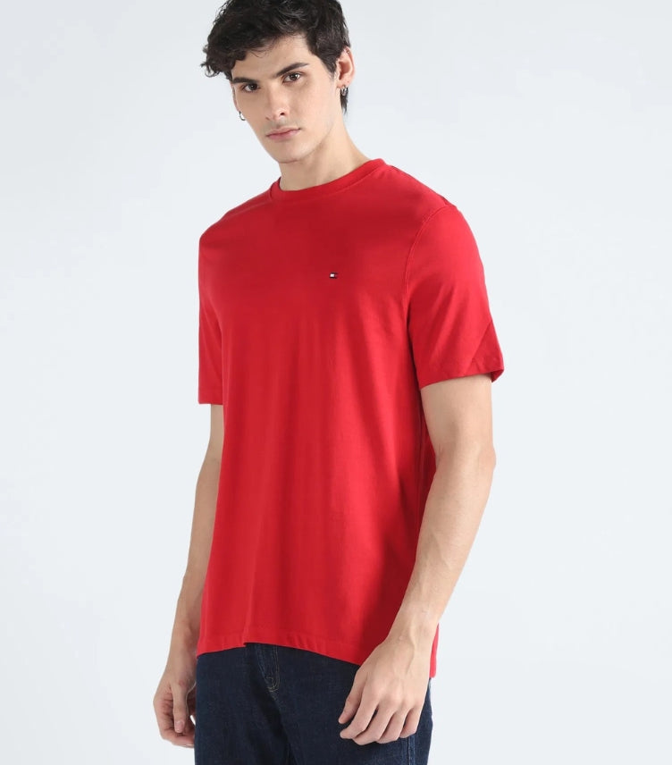 TOMMY HILFIGER MONOTYPE BACK LOGO COTTON T SHIRT