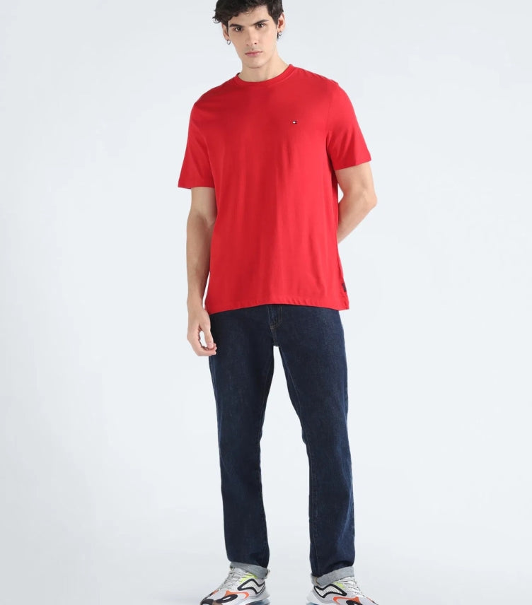 TOMMY HILFIGER MONOTYPE BACK LOGO COTTON T SHIRT