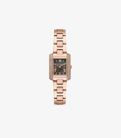 MICHAEL KORS MINI EMERY PAVE ROSE GOLD-TONE WATCH MK4868
