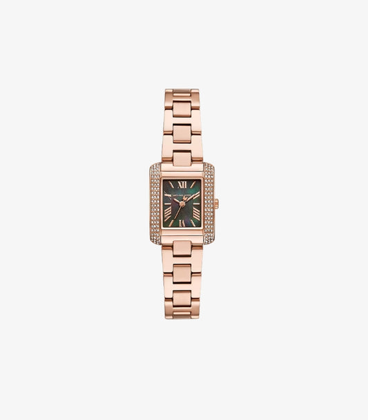 MICHAEL KORS MINI EMERY PAVE ROSE GOLD-TONE WATCH MK4868