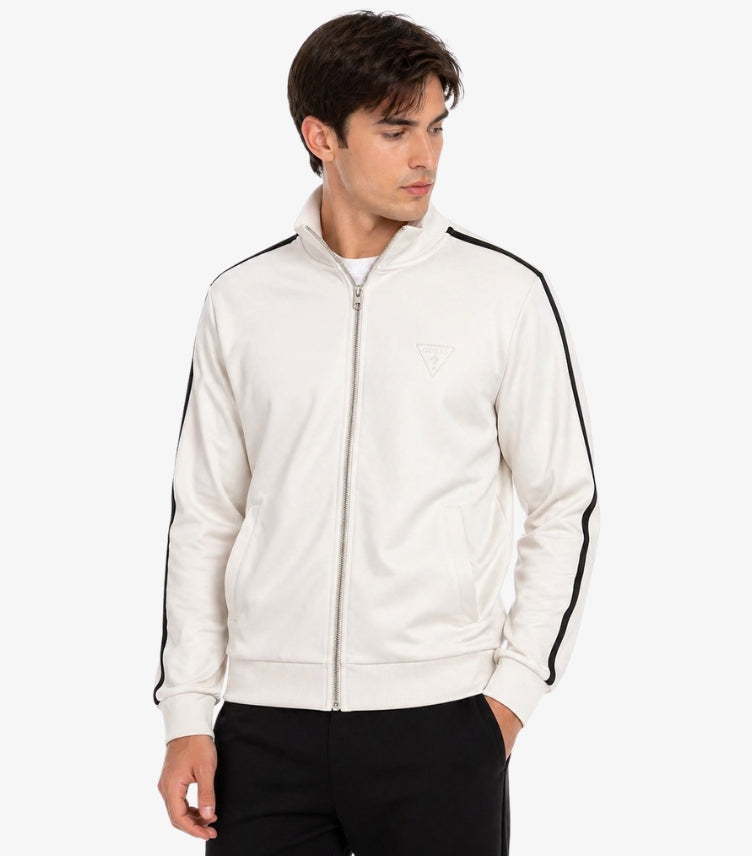 GUESS MEN’S ZIP-UP TRACK JACKET