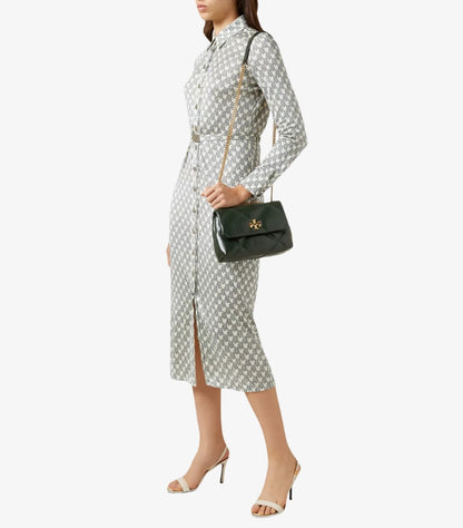 TORY BURCH SMALL KIRA DIAMOND-QUILTED SHOULDER BAG IN LEATHER