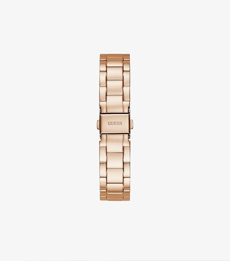 GUESS LUNA ROSE GOLD STAINLESS STEEL SILVER DIAL QUARTZ WATCH  - GW0308L3