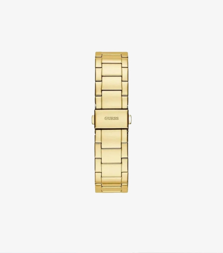 GUESS GOLD STAINLESS STEEL GOLD DIAL QUARTZ WATCH - GW0320L5