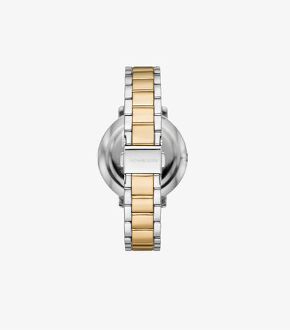 MICHAEL KORS PYPER PAVE TWO-TONE LOGO WATCH MK4595