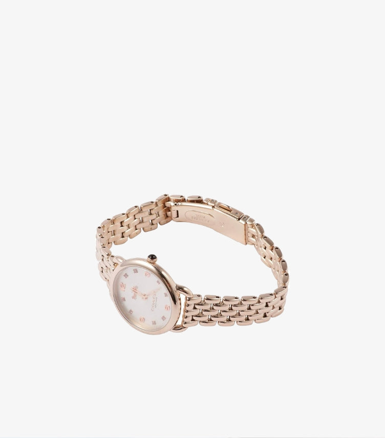 COACH DELANCEY STAINLESS STEEL WHITE DIAL QUARTZ - 14502783