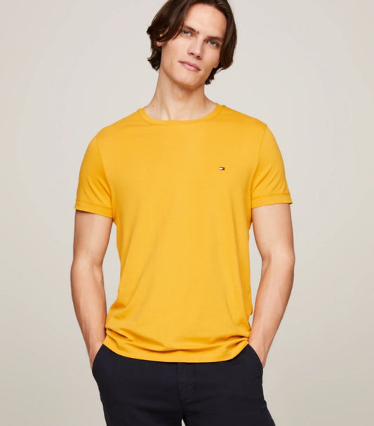 TOMMY HILFIGER BASIC CITY YELLOW T SHIRT