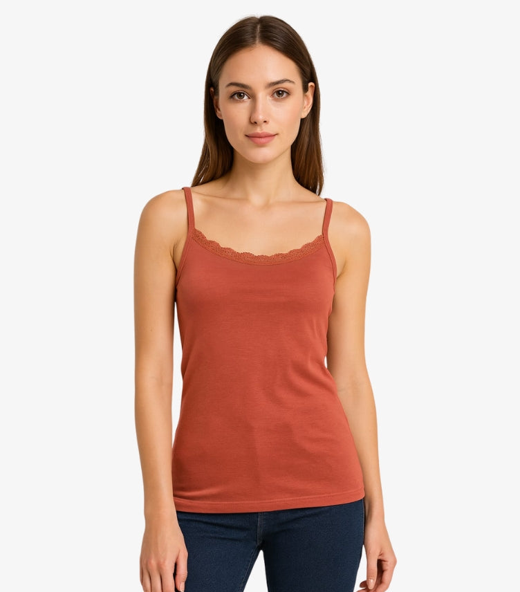 PRIMARK BURNT ORANGE WOMEN'S TOP