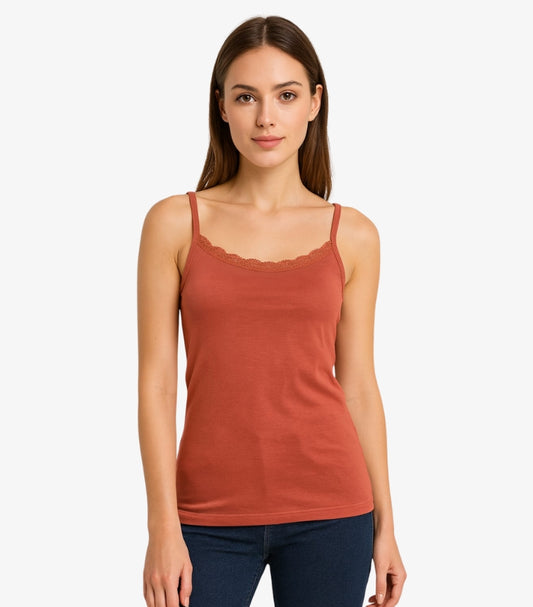 PRIMARK BURNT ORANGE WOMEN'S TOP