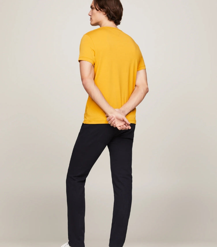TOMMY HILFIGER BASIC CITY YELLOW T SHIRT