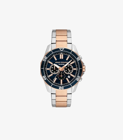 ARMANI EXCHANGE ANALOG BLUE DIAL MEN'S STAINLESS STEEL WATCH-AX1965
