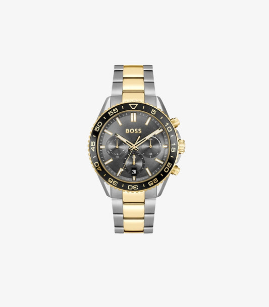 HUGO BOSS TWO-TONE STAINLESS STEEL WATCH 1514144