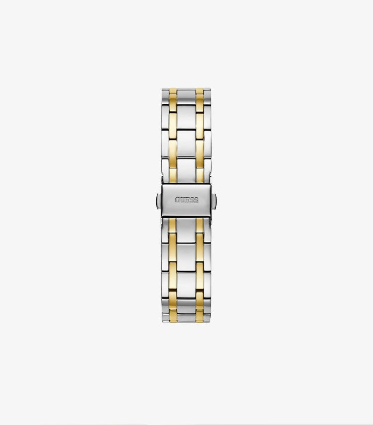 GUESS LADIES SILVER TONE/GOLD TONE ANALOG WATCH GW0033L4