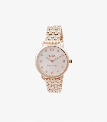 COACH DELANCEY STAINLESS STEEL WHITE DIAL QUARTZ - 14502783