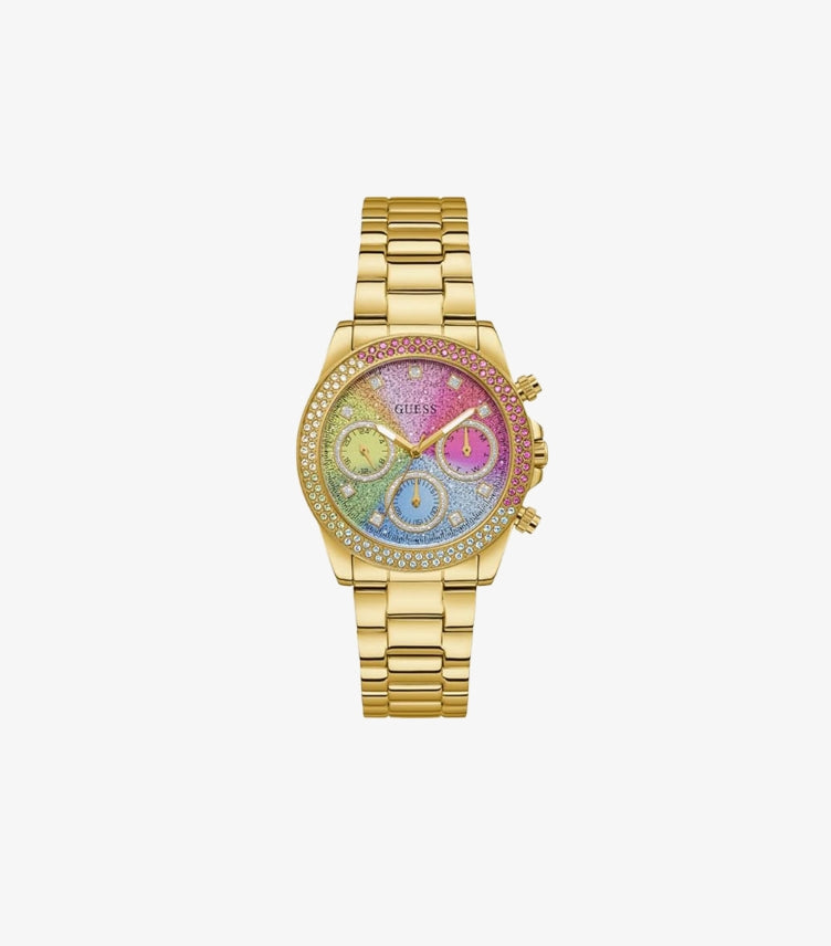 GUESS LADIES GOLD TONE ANALOG WATCH - GW0483L4