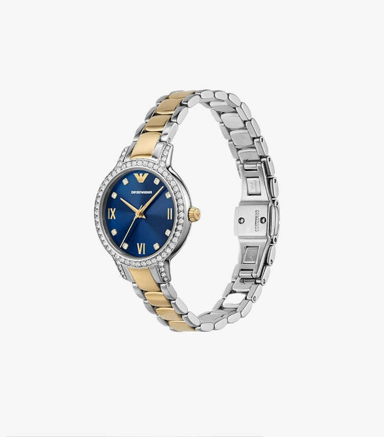 EMPORIO ARMANI AR11576 BLUE DIAL ANALOG WOMEN'S WATCH - AR11576
