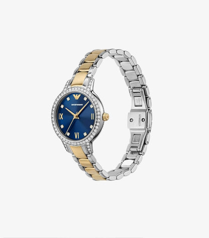 EMPORIO ARMANI AR11576 BLUE DIAL ANALOG WOMEN'S WATCH - AR11576