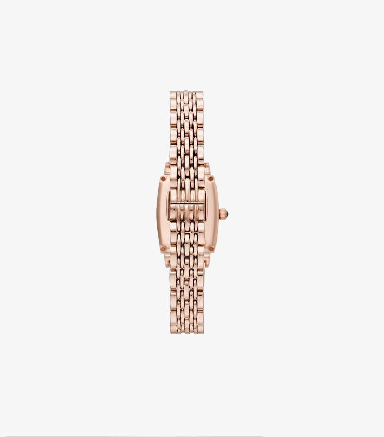 EMPORIO ARMANI GIANNI T-BAR ROSE GOLD STAINLESS STEEL WATCH - AR 11406