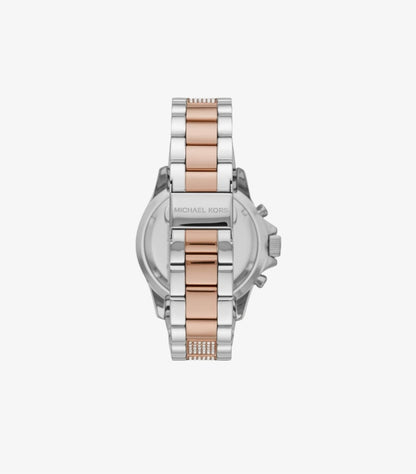 MICHAEL KORS OVERSIZED EVEREST PAVE TWO-TONE WATCH MK6975