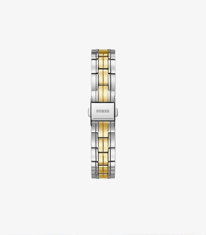 GUESS CHELSEA TWO-TONE STAINLESS STEEL SILVER DIAL QUARTZ WATCH  - W0989L8