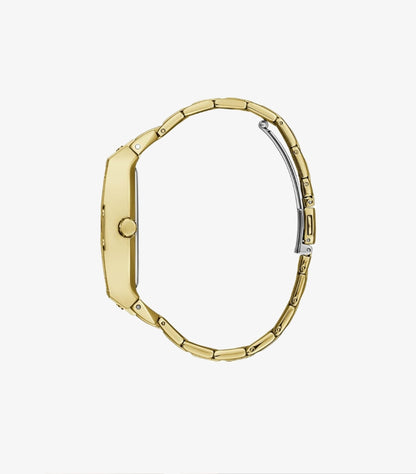 GUESS WOMEN’S QUARTZ GOLD STAINLESS STEEL WATCH GW0104L2