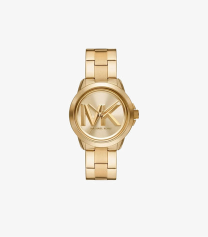 MICHAEL KORS OUTLET OVERSIZED BRYNN GOLD-TONE WATCH - MK7317