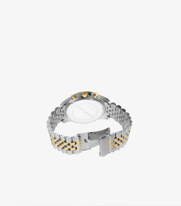 MICHAEL KORS OVERSIZED LEXINGTON TWO-TONE WATCH - MK8344