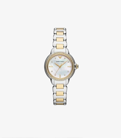EMPORIO ARMANI MIA TWO-TONE STAINLESS STEEL WATCH - AR11524