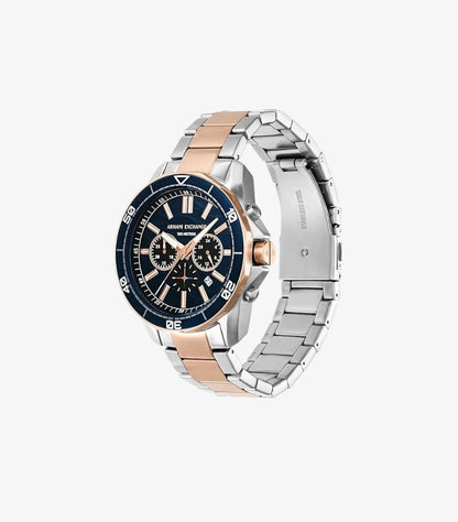 ARMANI EXCHANGE ANALOG BLUE DIAL MEN'S STAINLESS STEEL WATCH-AX1965