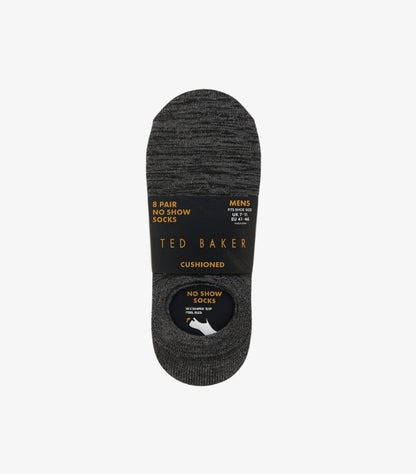 TED BAKER CUSHIONED 8-PAIR NO SHOW SOCKS