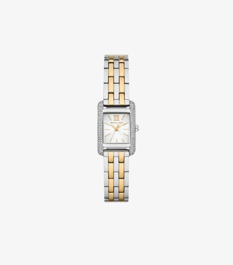 MICHAEL KORS MINI MONROE PAVE TWO-TONE WATCH MK01035