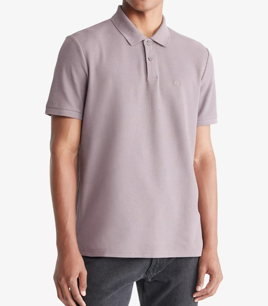 CALVIN KLEIN PIQUE SOLID POLO SHIRT