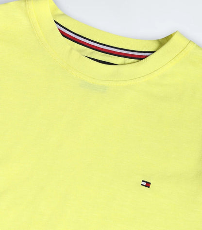TOMMY HILFIGER SLUB ORGANIC COTTON T SHIRT