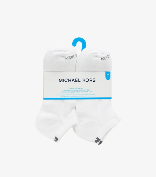 MICHAEL KORS MEN'S PERFORMANCE CUSHION LOW-CUT SOCKS (6 PAIRS)