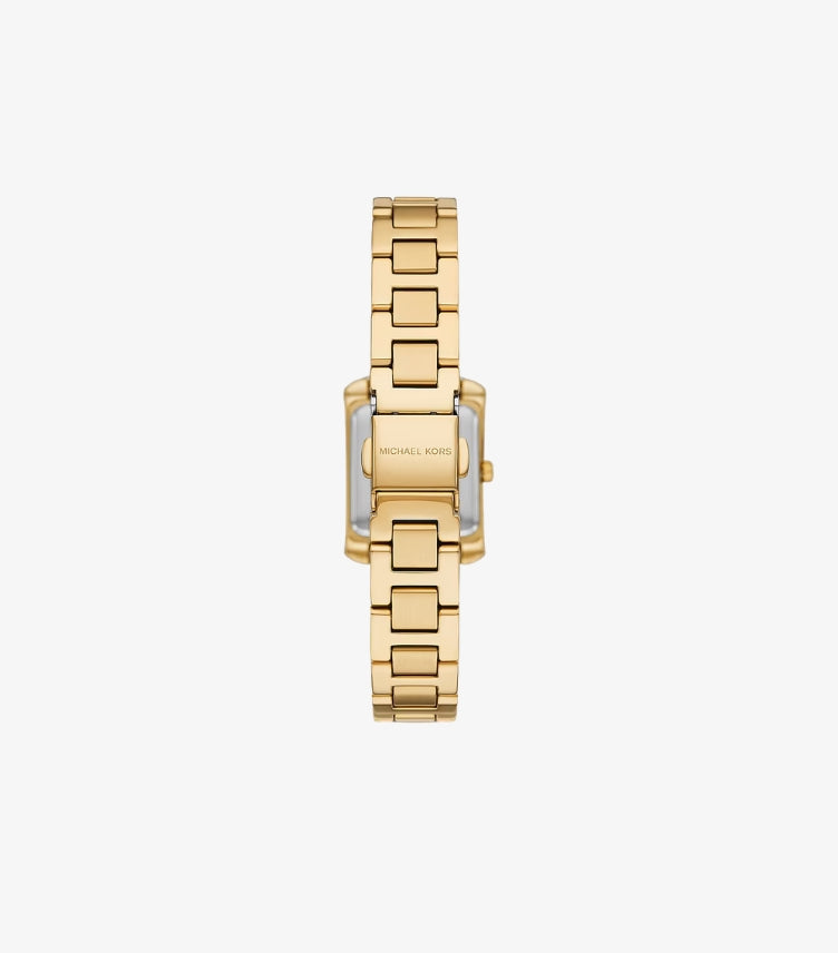 MICHAEL KORS MINI EMERY PAVE GOLD-TONE WATCH MK7510