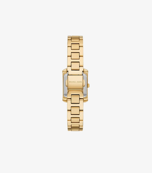 MICHAEL KORS MINI EMERY PAVE GOLD-TONE WATCH MK7510