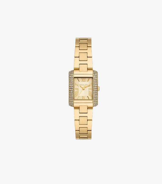 MICHAEL KORS MINI EMERY PAVE GOLD-TONE WATCH MK7510