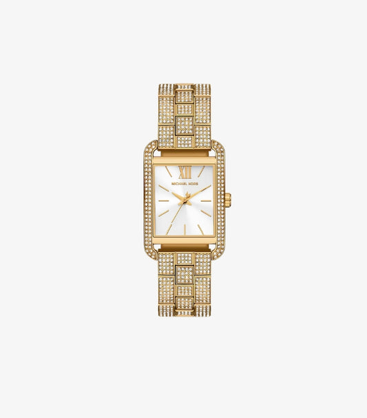 MICHAEL KORS MONROE PAVE GOLD-TONE WATCH MK01113