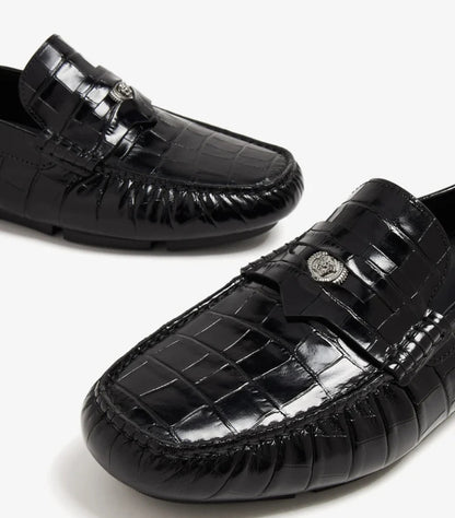VERSACE MEN'S MEDUSA DRIVERS LOAFER