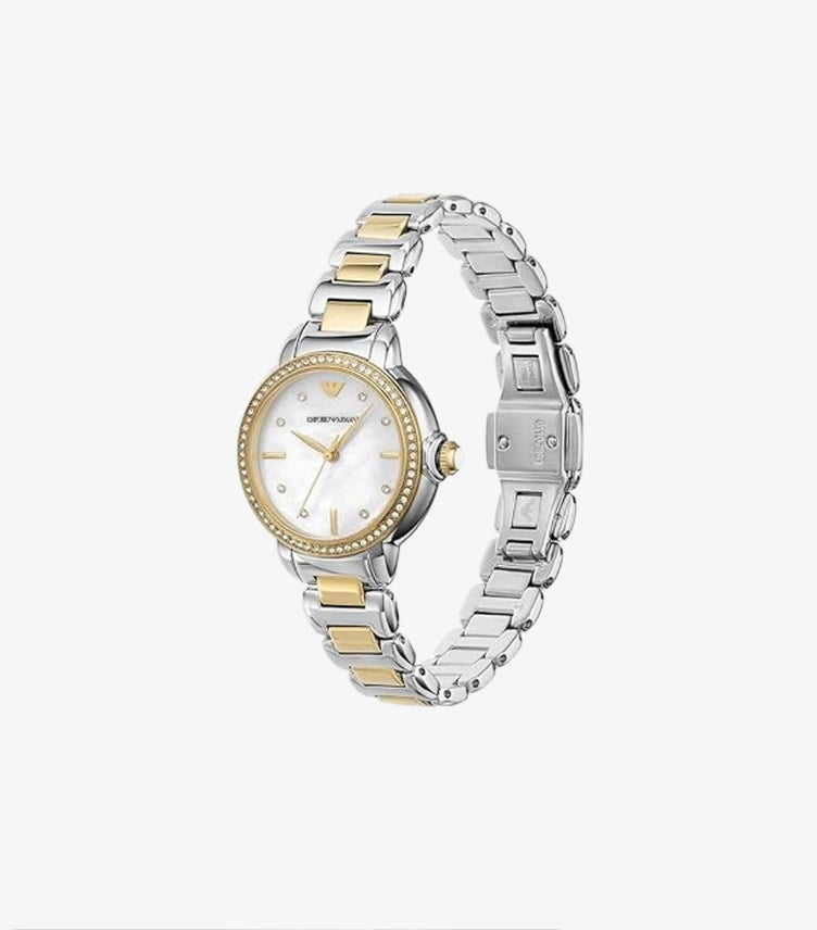 EMPORIO ARMANI MIA TWO-TONE STAINLESS STEEL WATCH - AR11524