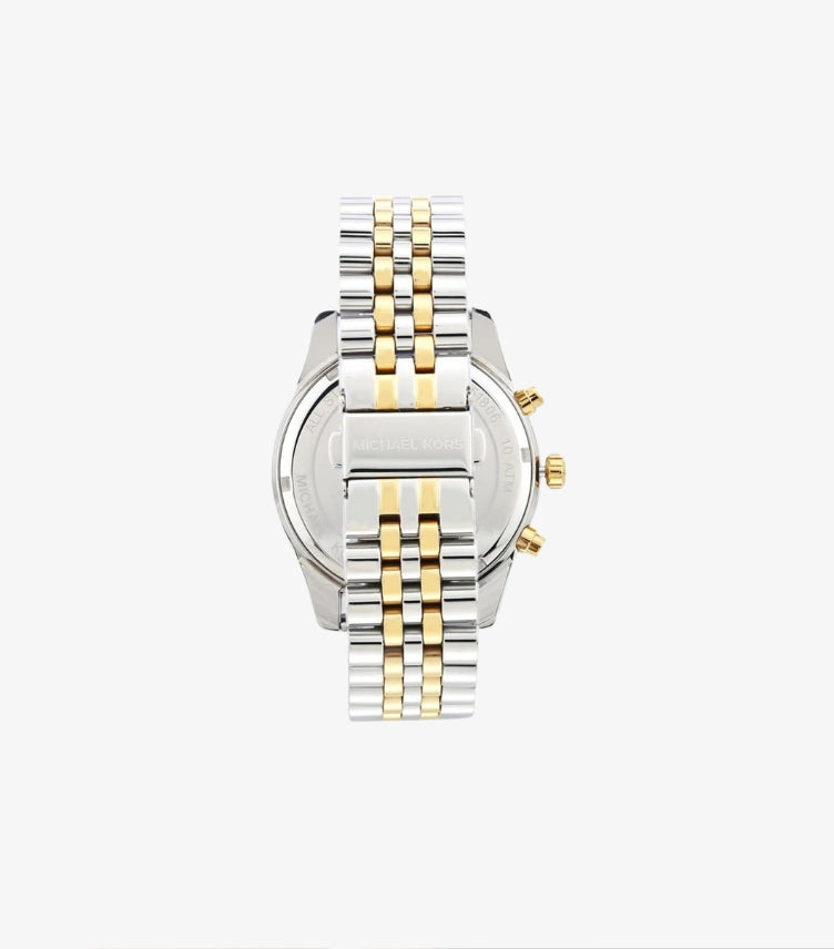 MICHAEL KORS OVERSIZED LEXINGTON TWO-TONE WATCH - MK8344
