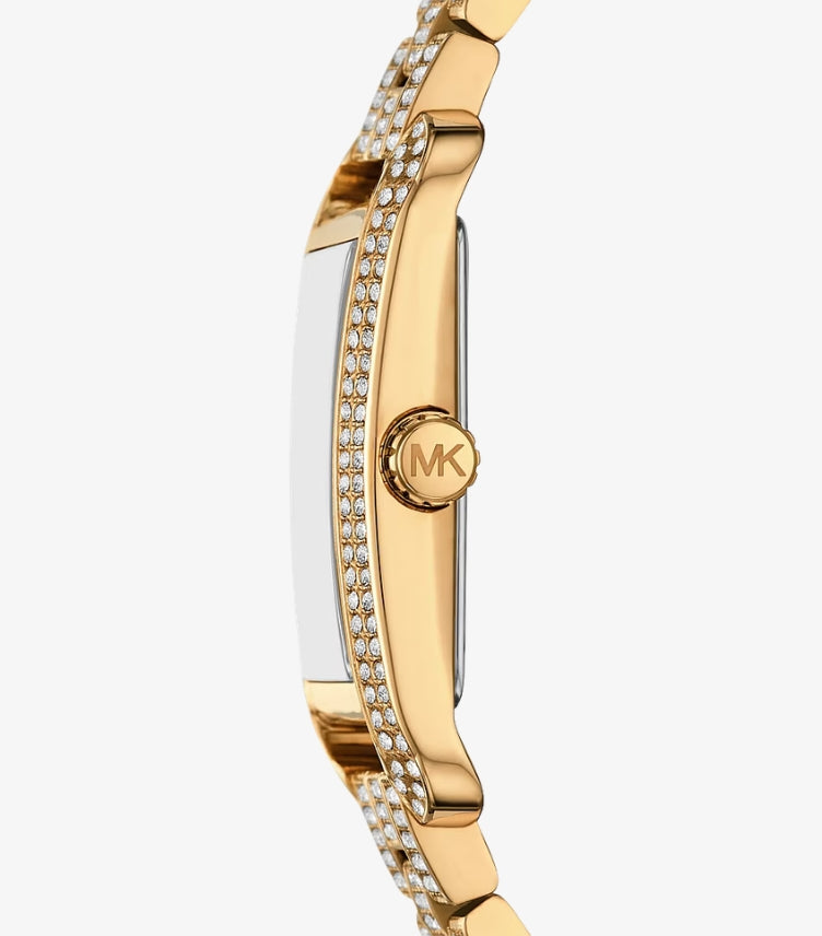 MICHAEL KORS MONROE PAVE GOLD-TONE WATCH MK01113
