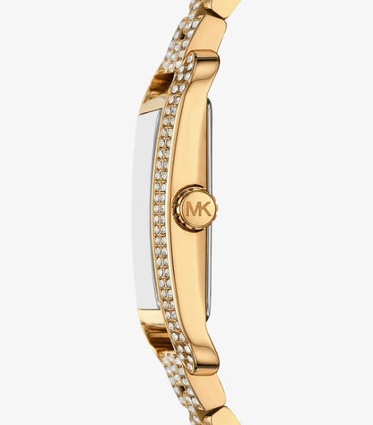 MICHAEL KORS MONROE PAVE GOLD-TONE WATCH MK01113