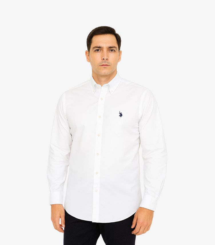 U.S. POLO ASSN. WHITE BUTTON DOWN SHIRT