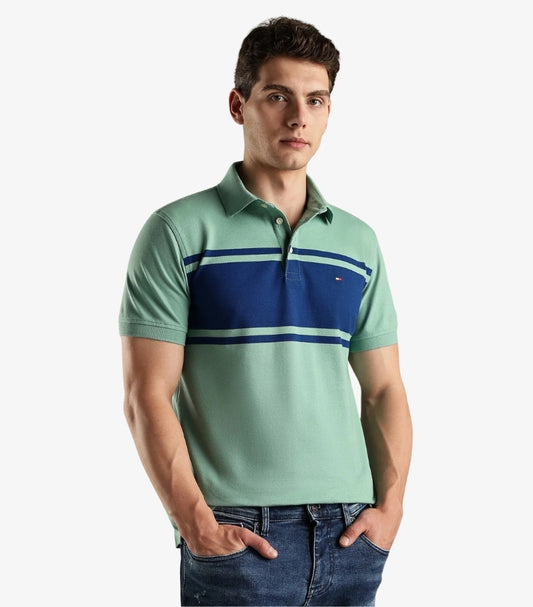 TOMMY HILFIGER SLIM FIT SKRETCH POLO T-SHIRT